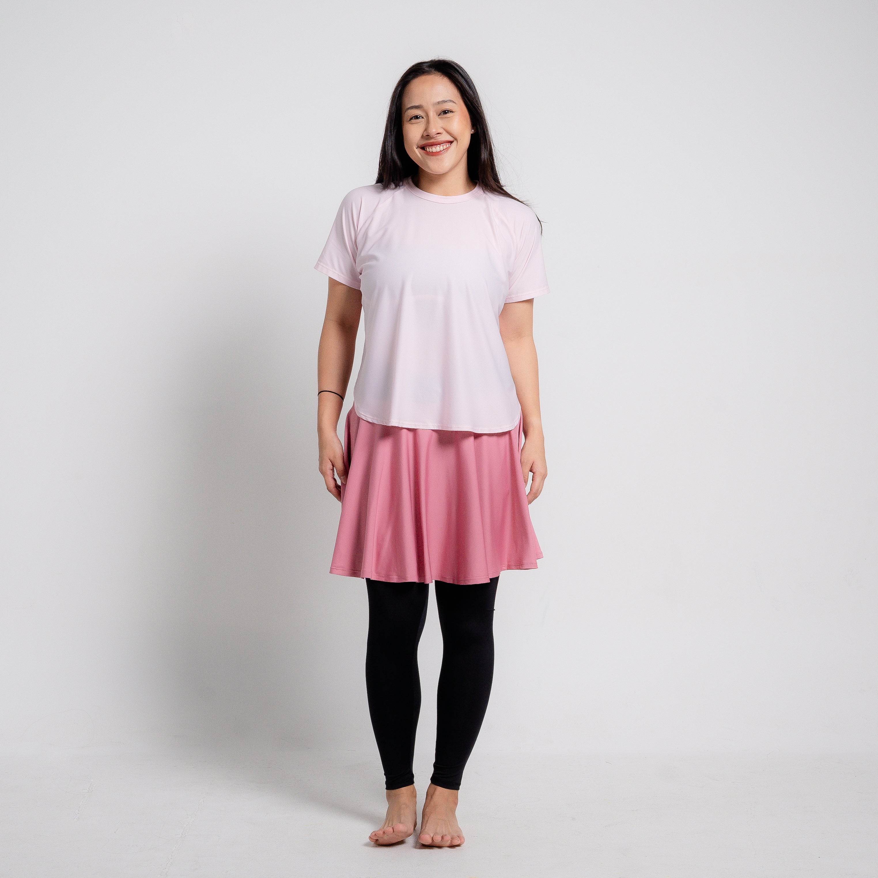 Women Sweat Skirt with Legging