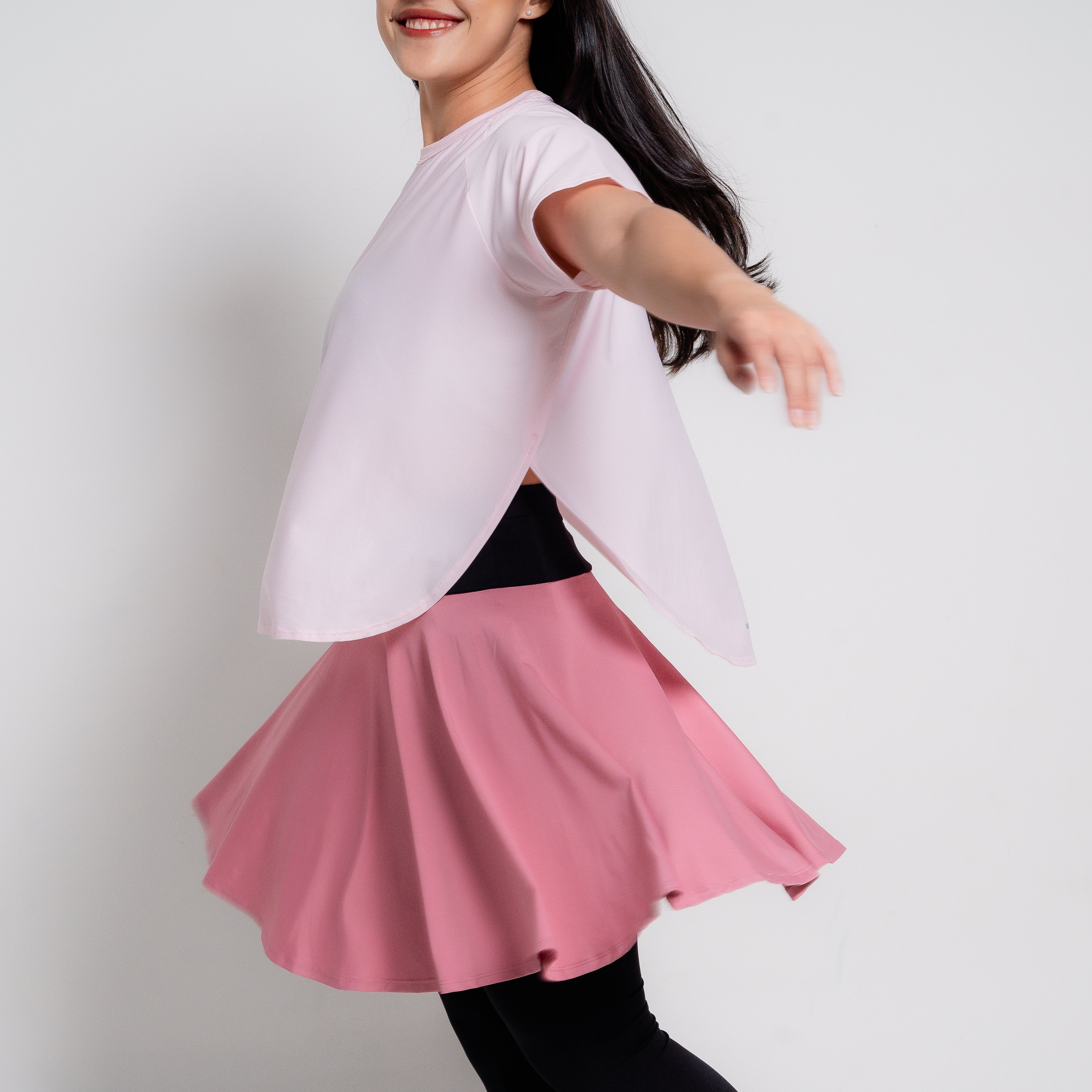Women Sweat Skirt with Legging