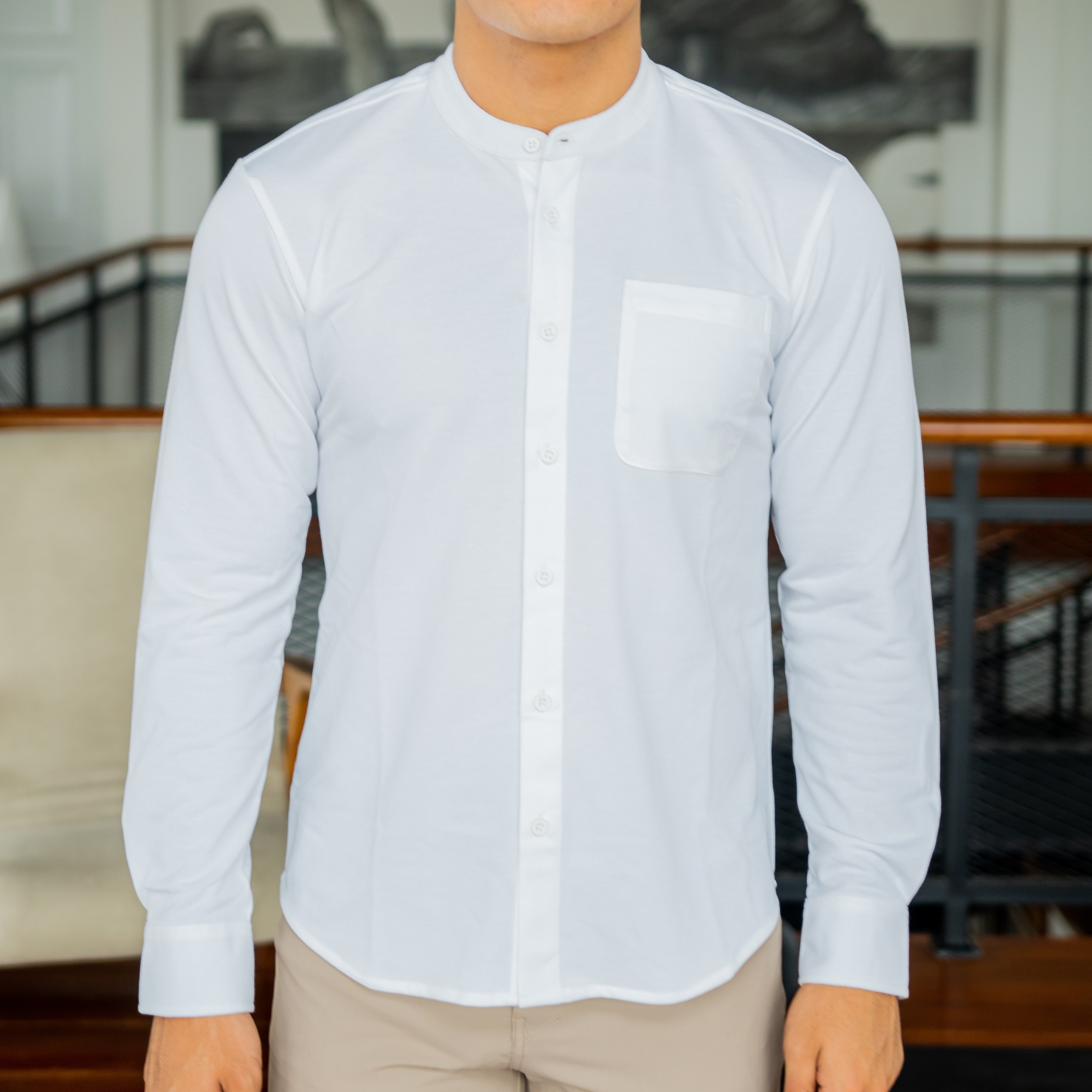 Active Stand Collar Shirt