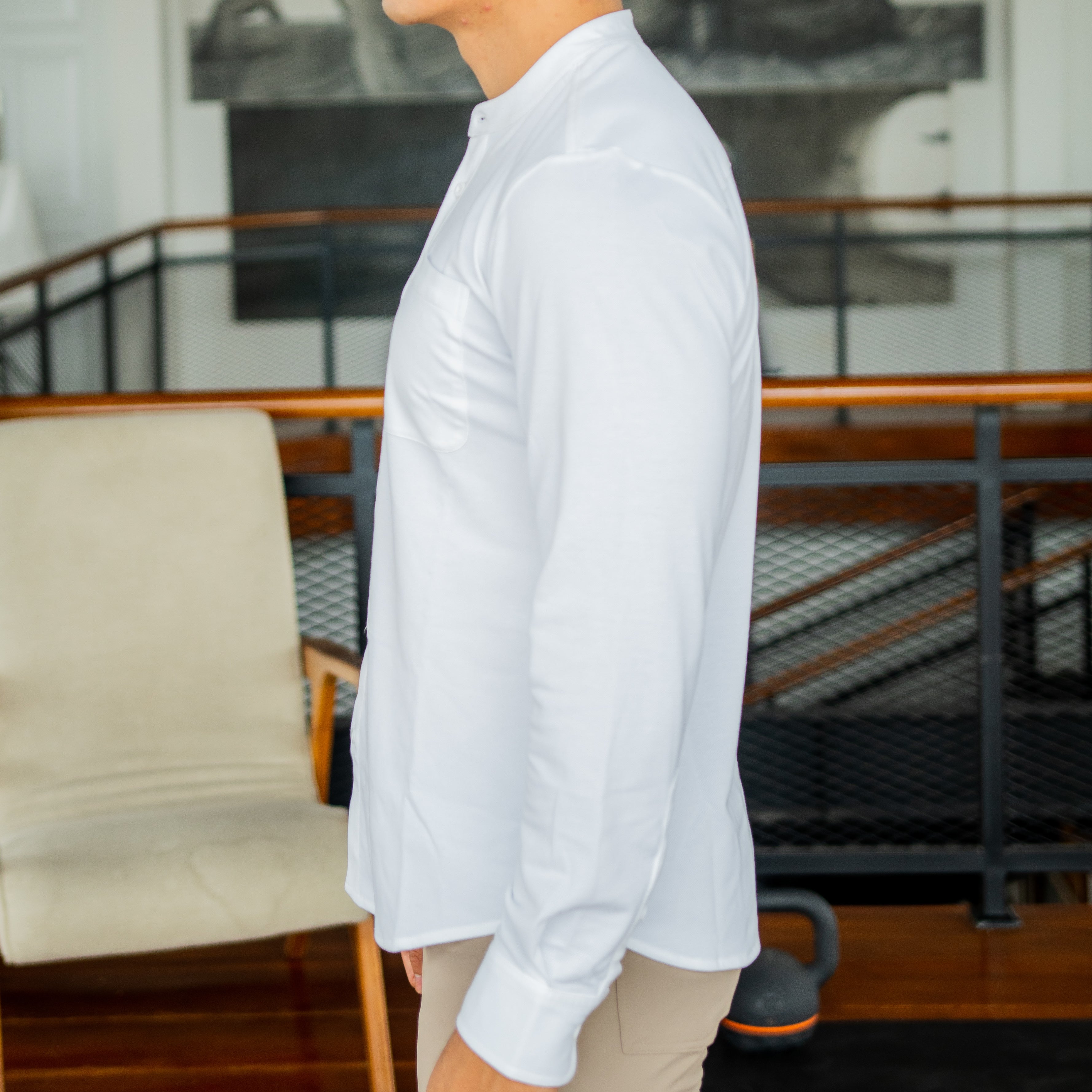 Active Stand Collar Shirt