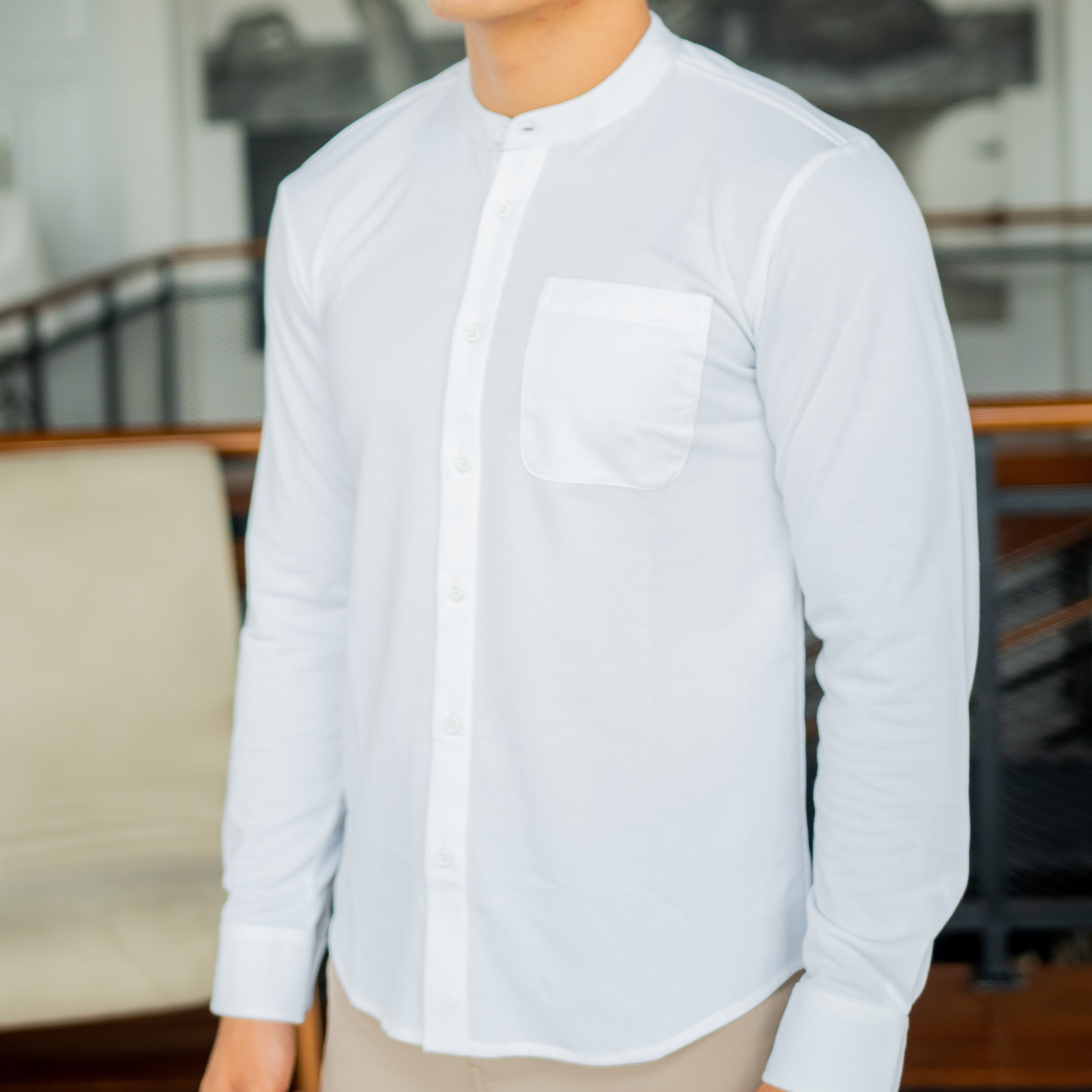 Active Stand Collar Shirt
