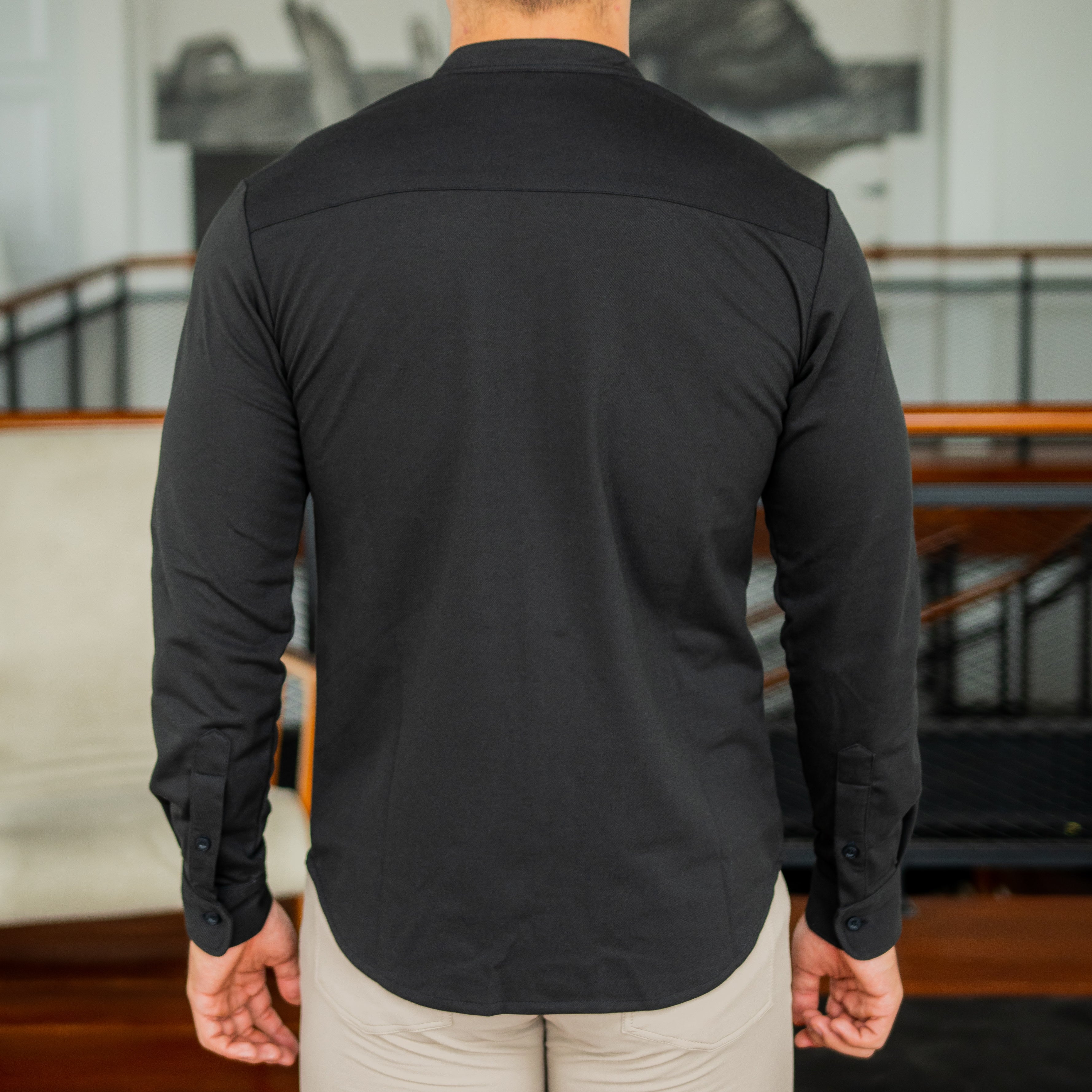 Active Stand Collar Shirt