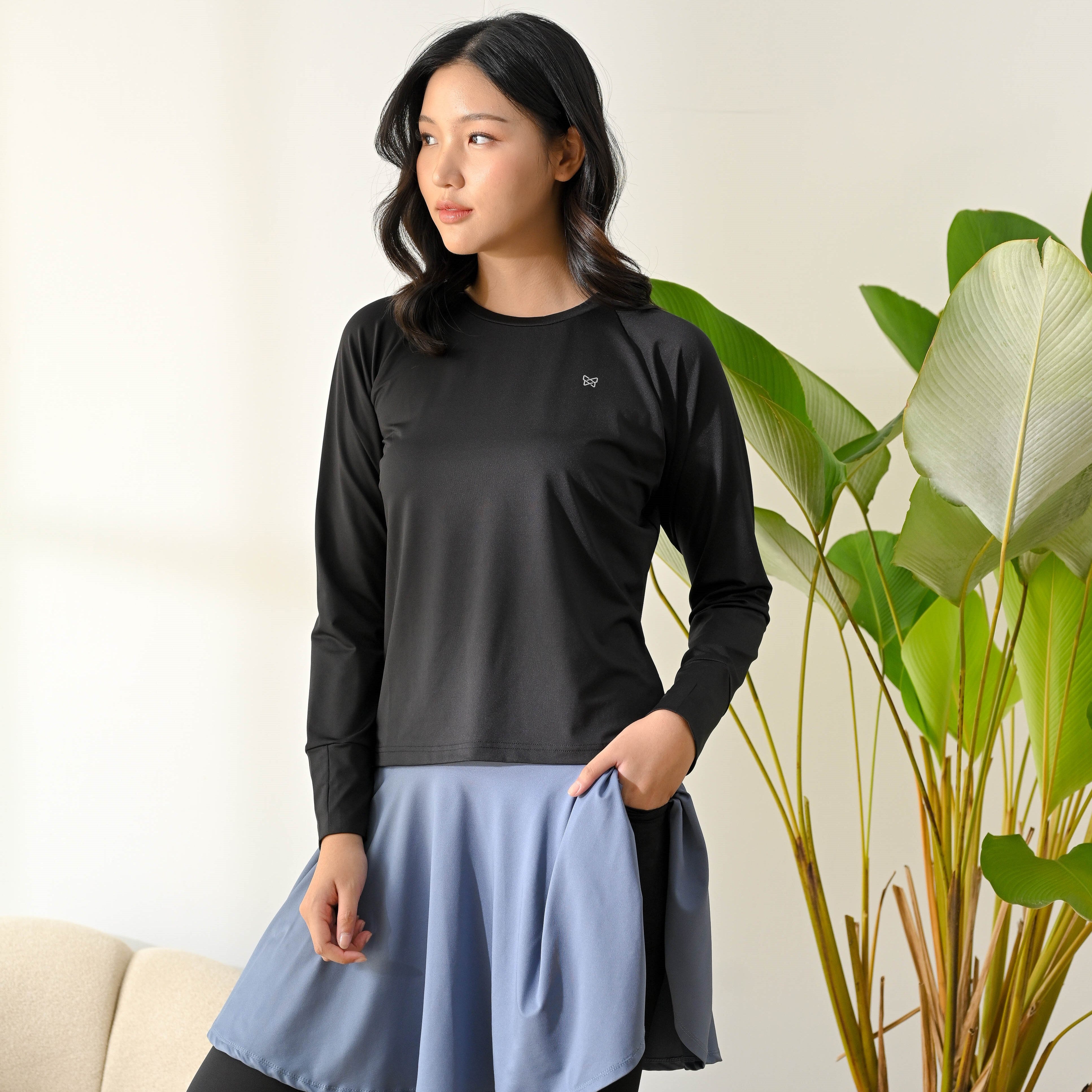 Women Sweat Skirt with Legging
